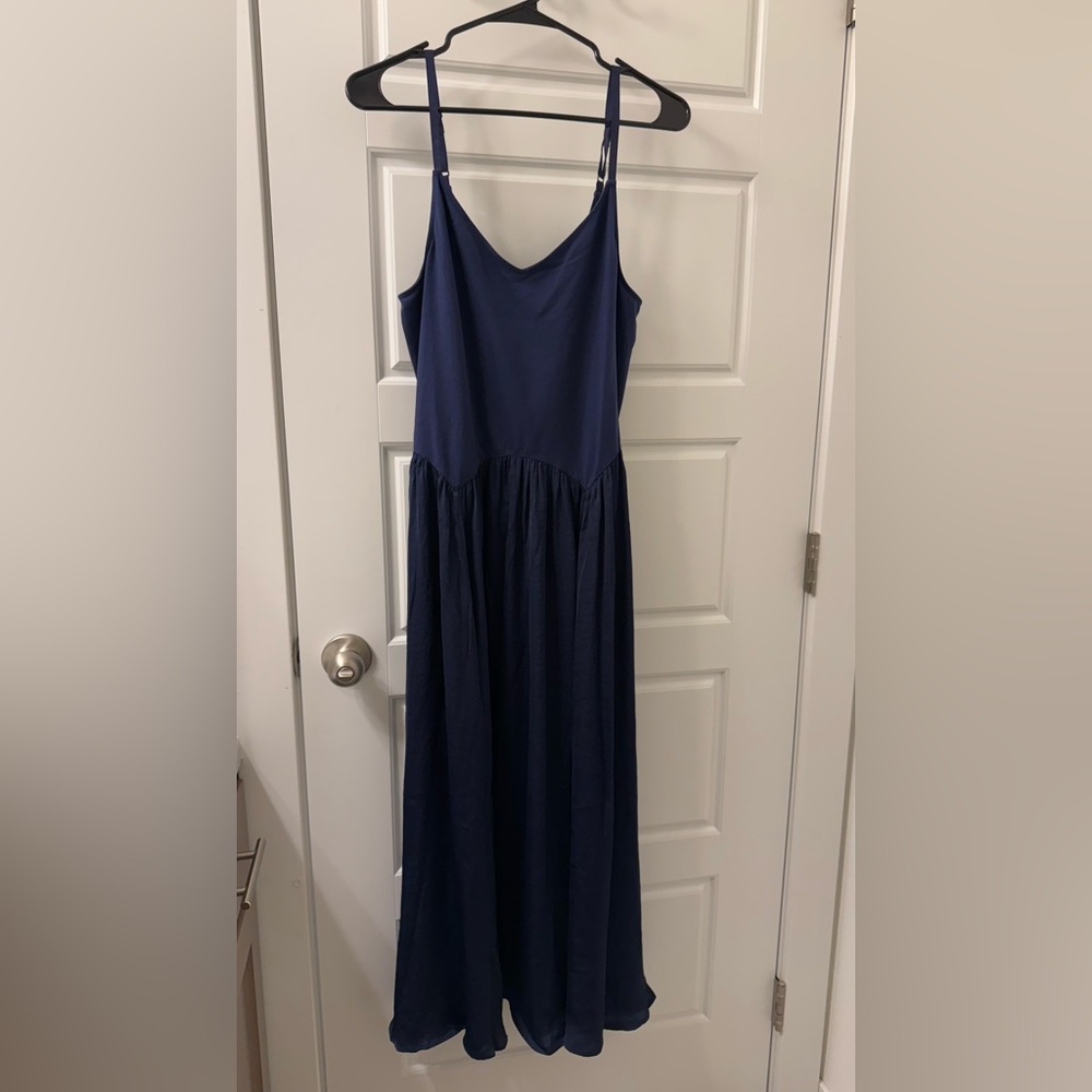 Aerie Satin At The Barre Dress